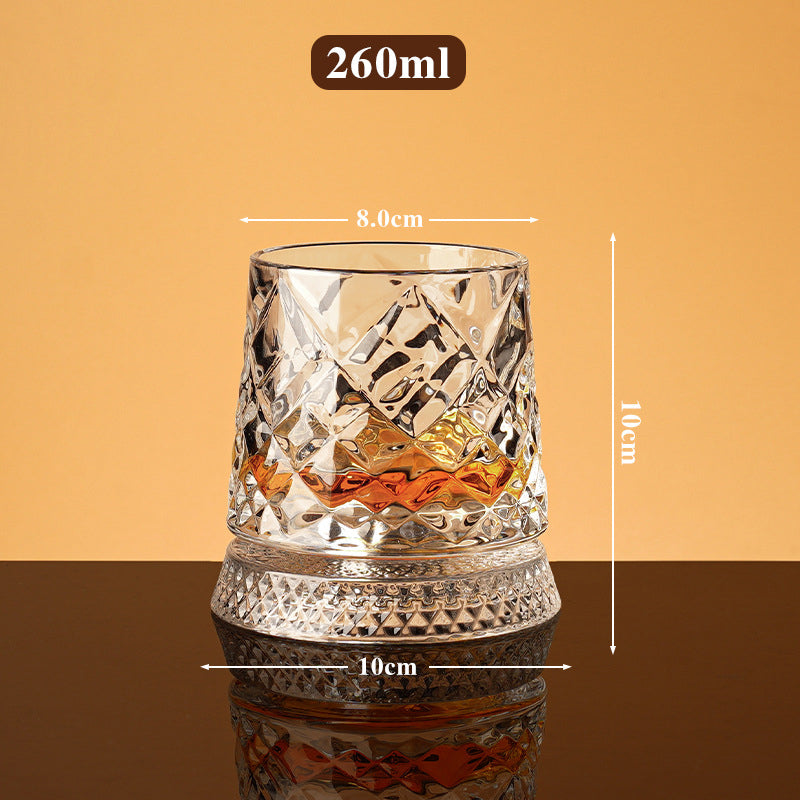 SpinMaster Whiskey Glass — Ignite Richer Sips