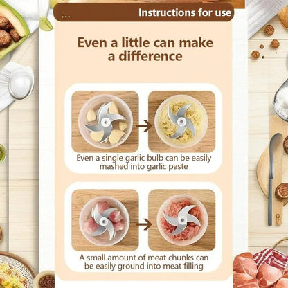 SwiftSlice Mini Chopper — Effortless Fresh Prep