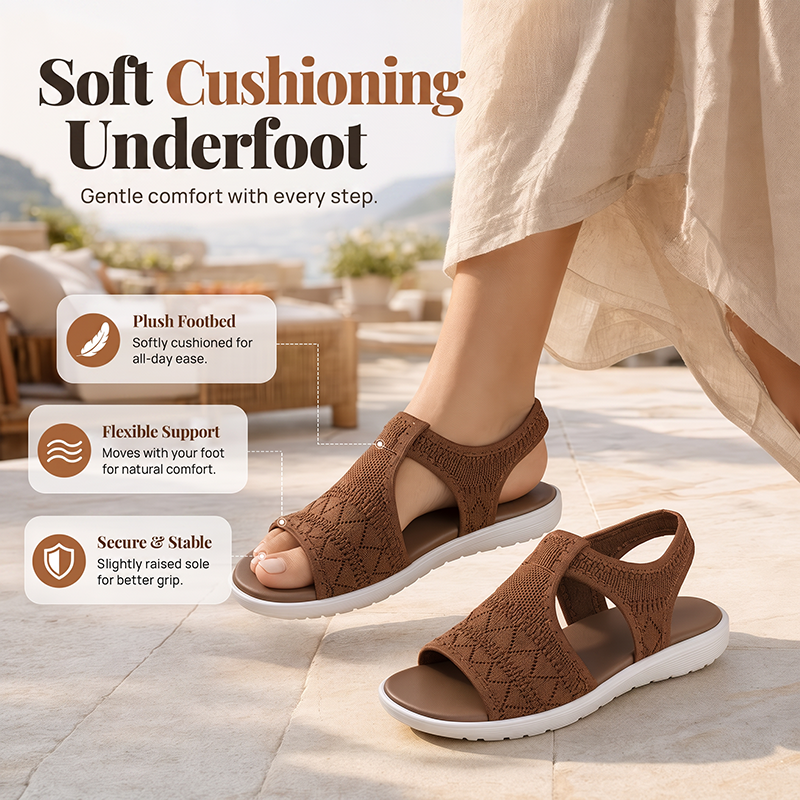 Emma — Lightweight Breathable Sandals with Plush Cushioning