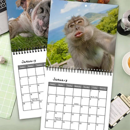 Animal Selfie Calendar — Brighten Days Instantly