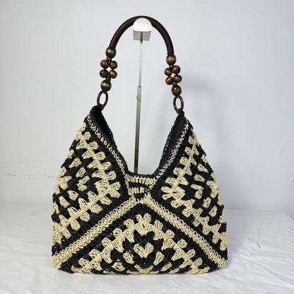 Artisan-Handcrafted Woven Tote — Effortless Style Confidence