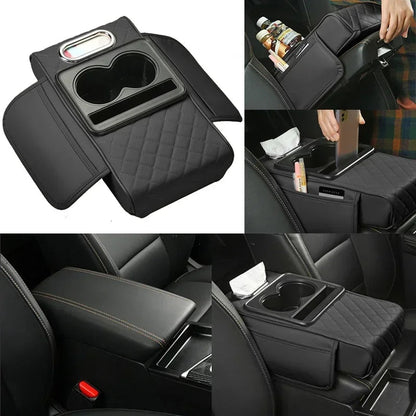 CruiseEase Memory Foam Armrest – Ultimate Comfort, Organized Ride