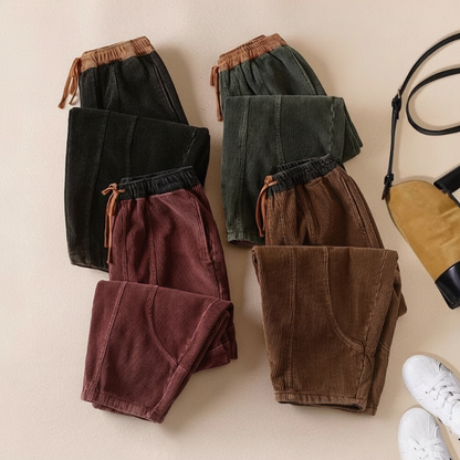 Nora — Cozy Corduroy Pants with Plush Lining