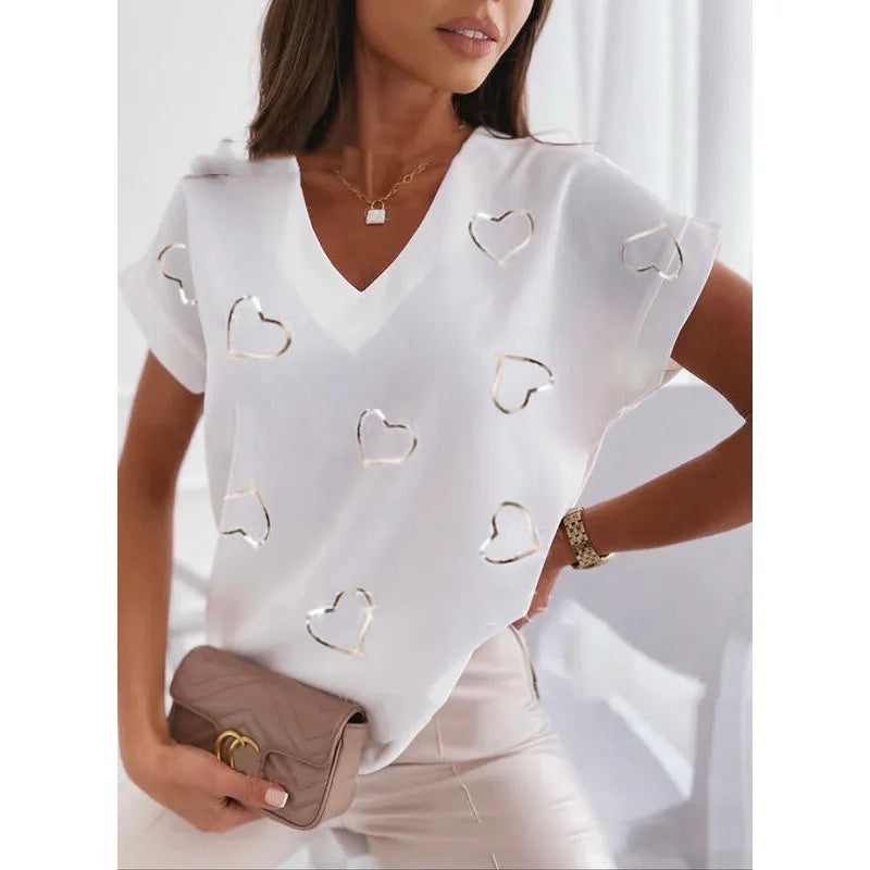 Sophia — Women's Soft Lace-Up Side T-Shirt