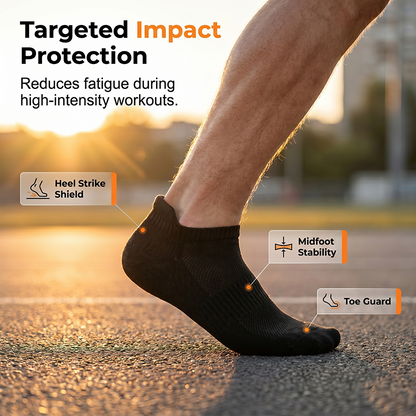 Miles – Sporty Ankle Socks with Moisture Control