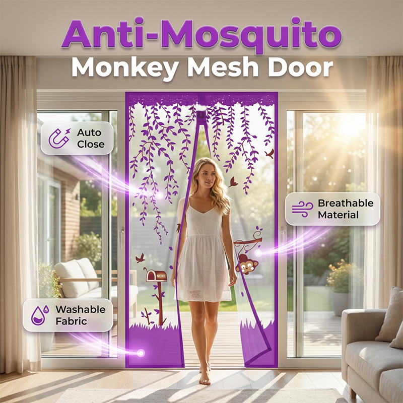 SwiftShield Mesh Door — Effortless Pest-Free Comfort