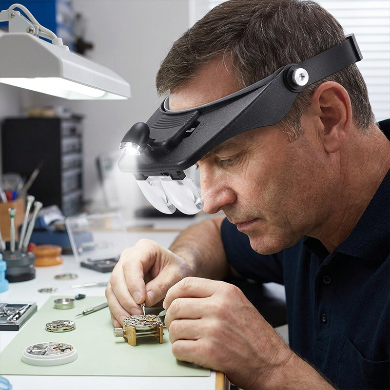 Precision Headband Magnifier – Hands-Free Focus Mastery
