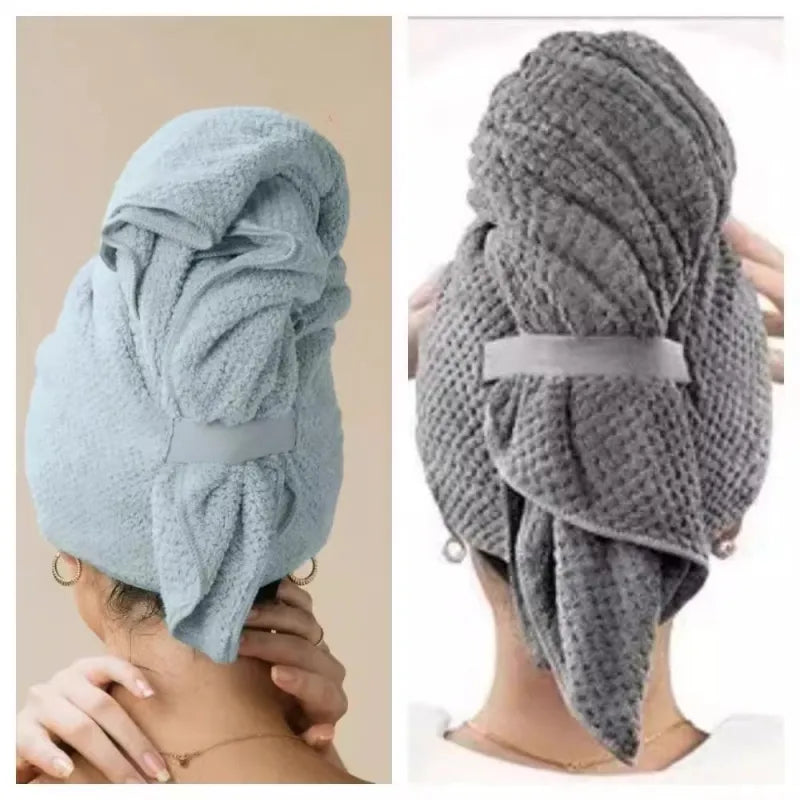 VelvetWave Hair Wrap — Dry Faster, Feel Amazing