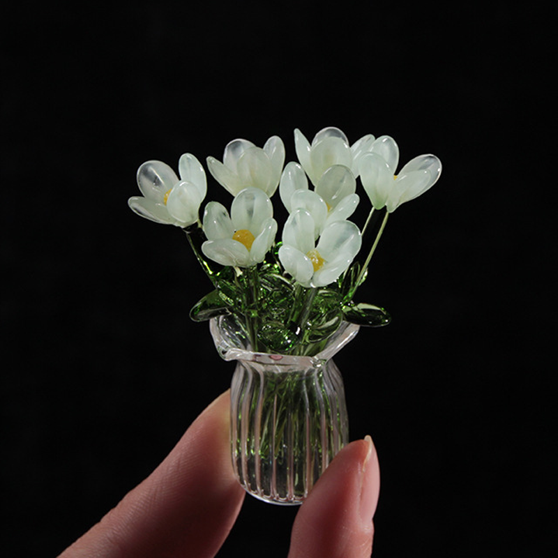 MiriFlor Mini Glass Flowers — Effortless Color Magic