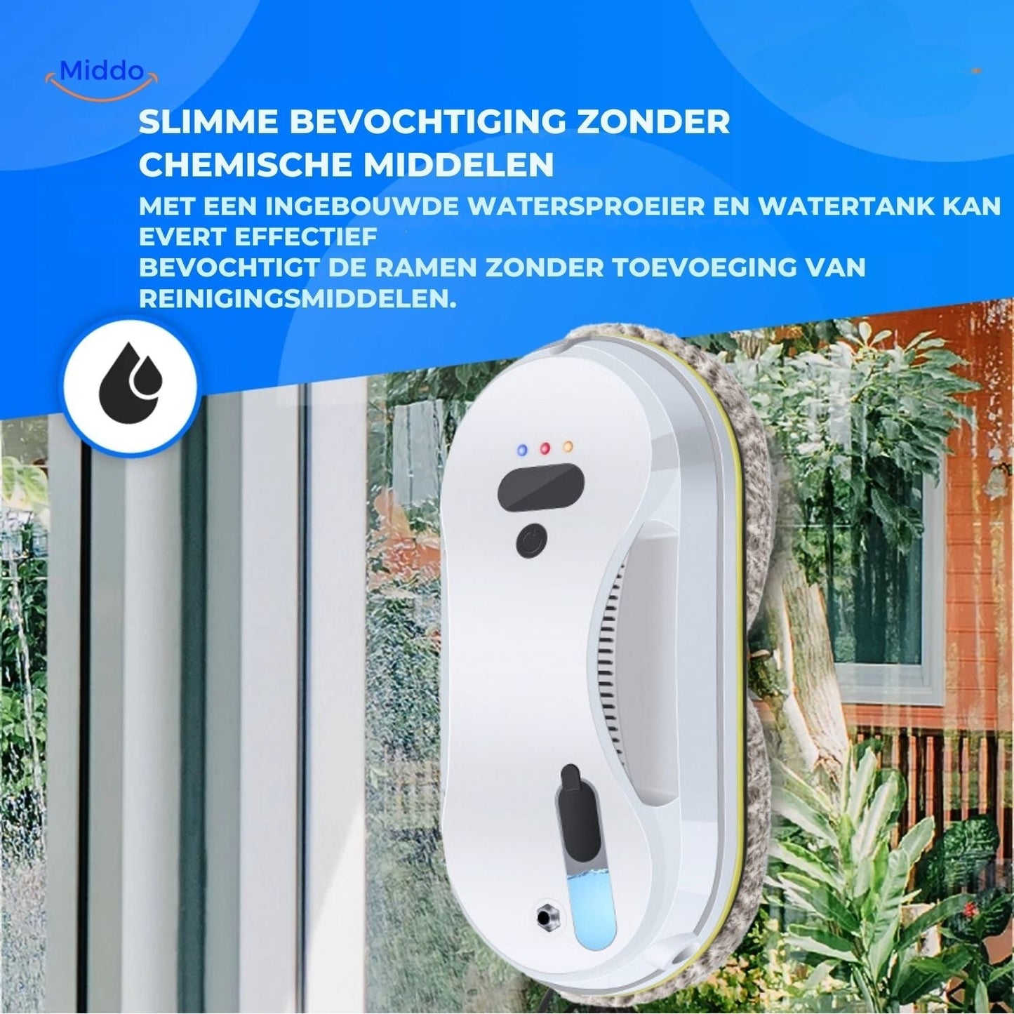 CleanSweep Window Robot — Effortlessly Sparkling Clean Surfaces