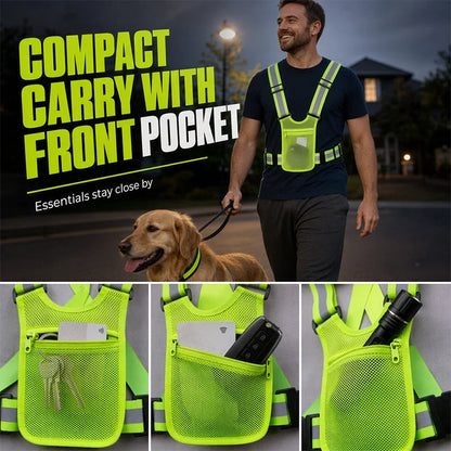 LumaGuard — Reflective Safety Visibility Vest | 50% OFF