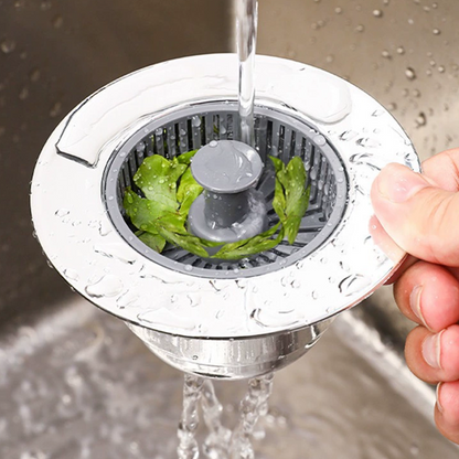 SinkSentry — Anti-Clog Drain Stopper 5pcs Set | 50% OFF
