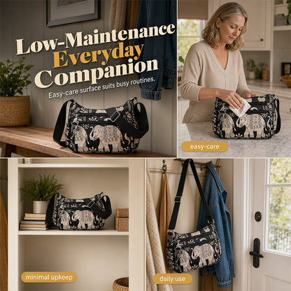 Sophie — Splash-Proof Nylon Crossbody Bag with Adjustable Strap