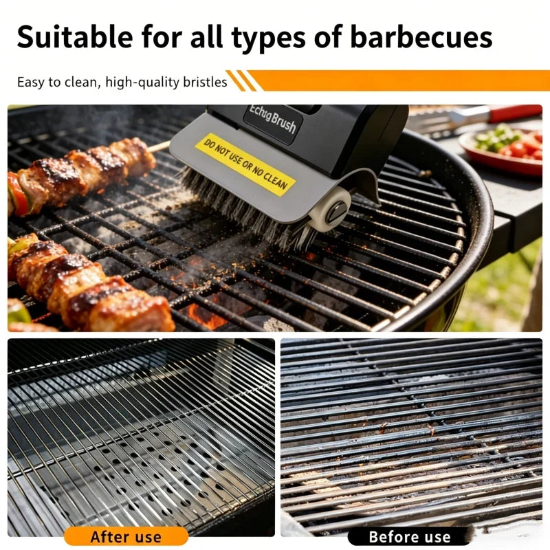GrillMastersPro — Electric BBQ Cleaning Brush | 50% OFF