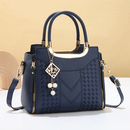 Claire — Stylish PU Leather Handbag with Quilted Pattern