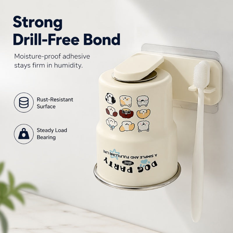 IronPride Mouthwash Cup — Sleek Cleanliness, Every Time