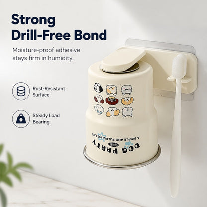 IronPride Mouthwash Cup — Sleek Cleanliness, Every Time