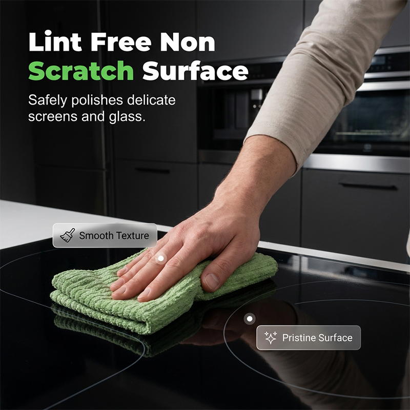 Microfiber Cleaning Sheets — Effortless Grease Erase