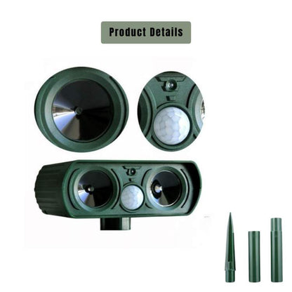 GuardPulse — Solar Animal Repeller | 50% OFF