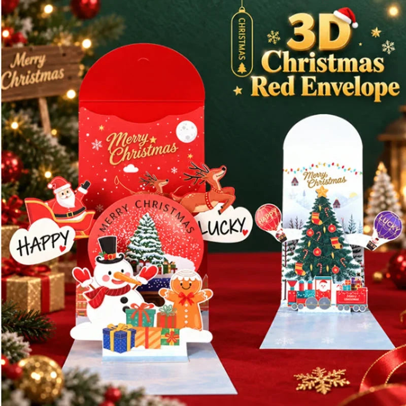 3D Holiday Pop-Up Card — Spark Joy, Create Memories