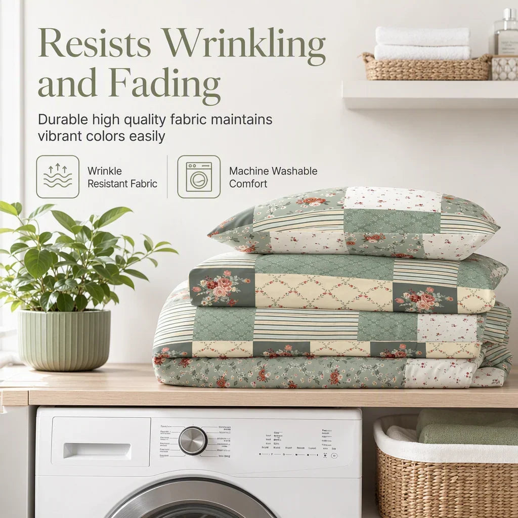 LumaLuxe Floral Bedding — Sleep Wrapped Bliss