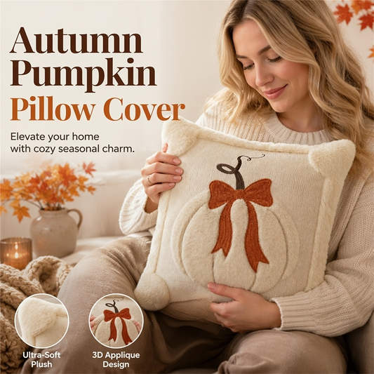 HarvestHaven Pillowcase — Cozy Luxury, Festive Glow