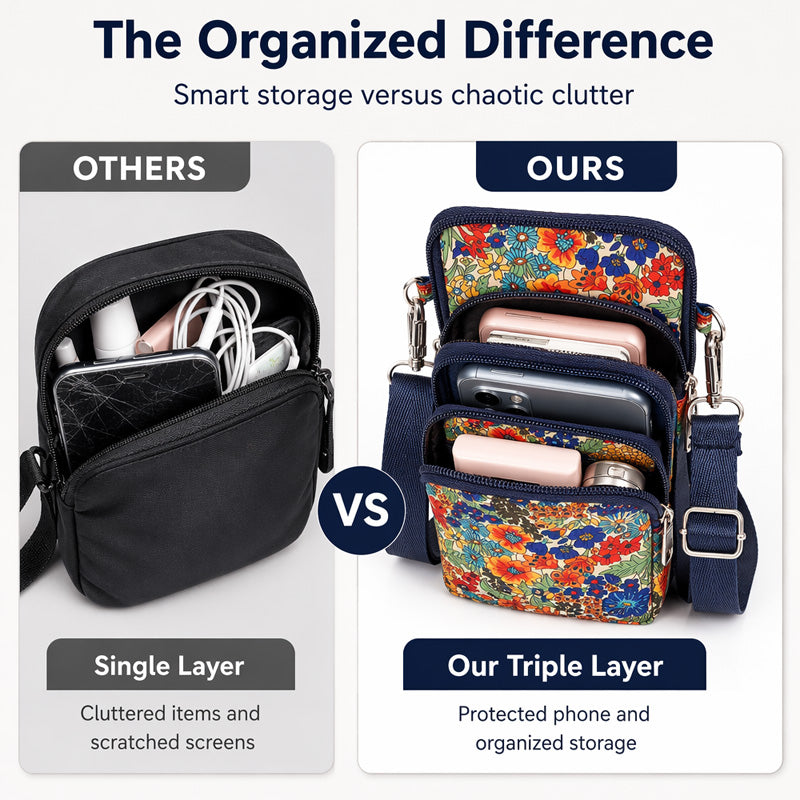 Stella — Lightweight Water-Resistant Crossbody Bag for Active Use