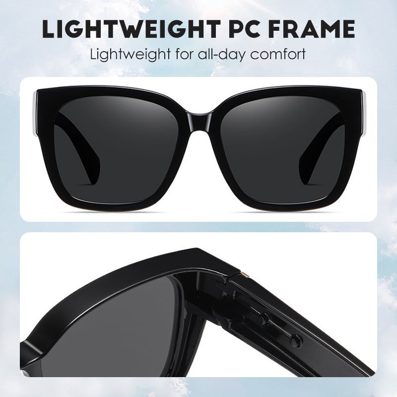 Heidi – Polarized Clip-On Sunglasses with UV400 Protection
