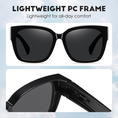 Heidi – Polarized Clip-On Sunglasses with UV400 Protection
