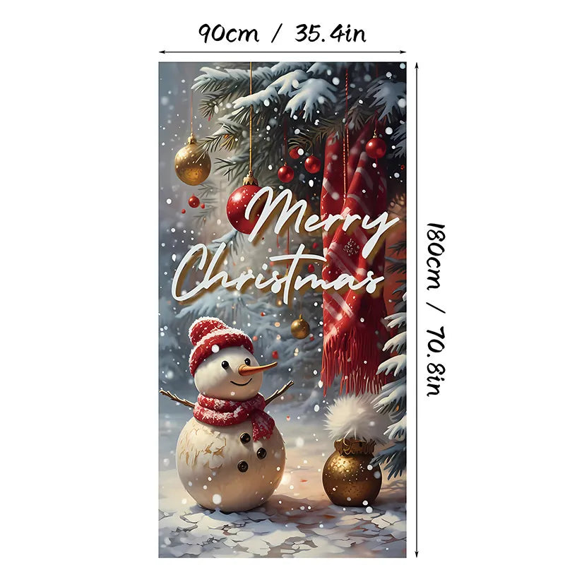 Holiday Door Cover — Instant Festive Joy