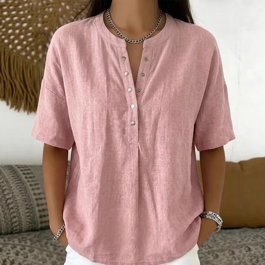 Fenna – Women's Casual Sweater made of Cotton-Linen Blend