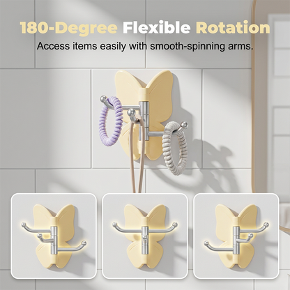 Smart 3-Arm Swivel Hook — Instantly Organized, Effortlessly Elegant