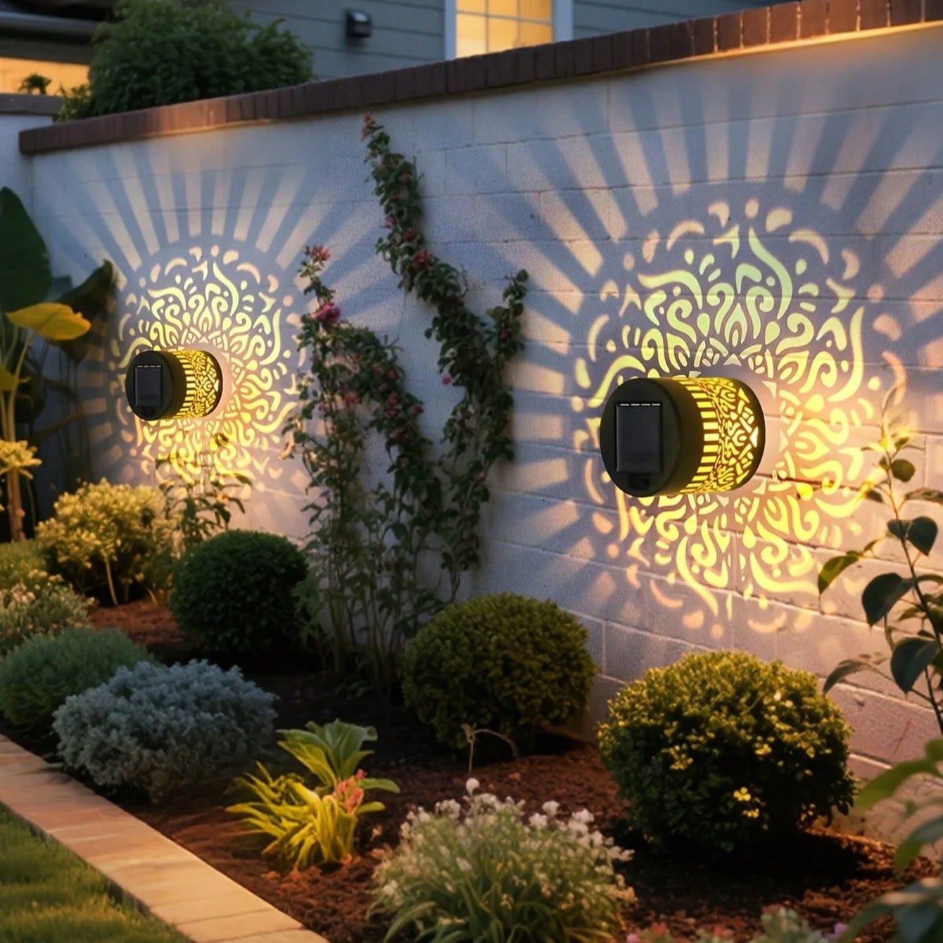 LumaMandala — Solar Mandala Garden Lantern | 50% OFF