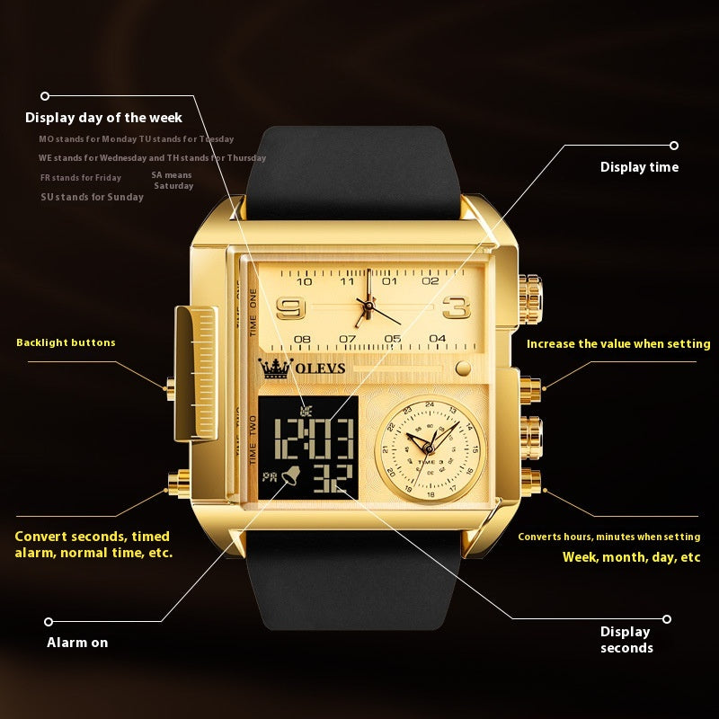 50mm Power Watch — Control Every Moment