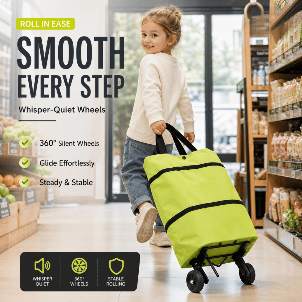Shoppingcart — Foldable Wheeled Shopping Cart | 50% OFF