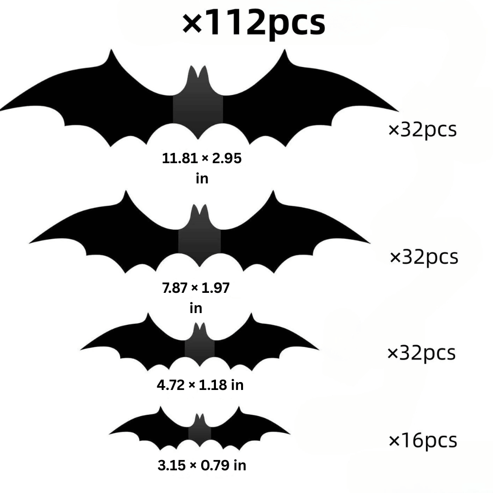 PhantomWing — 3D Halloween Bat Wall Stickers | 50% OFF