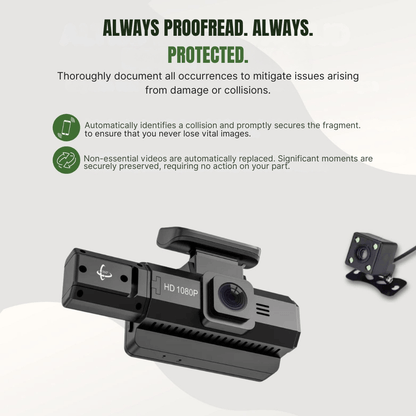 TriSight Guardian — 3-Camera Car Dashcam  | 50% OFF