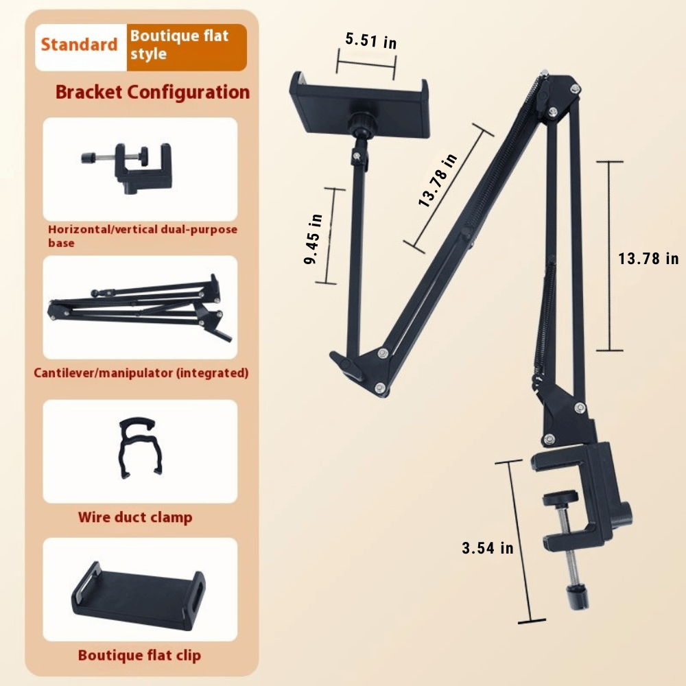 FlexView — Magnetic Bedside Tablet Stand | 50% OFF