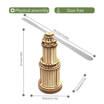 BreezeShield — Wooden Lighthouse Fly Deterrent | 50% OFF