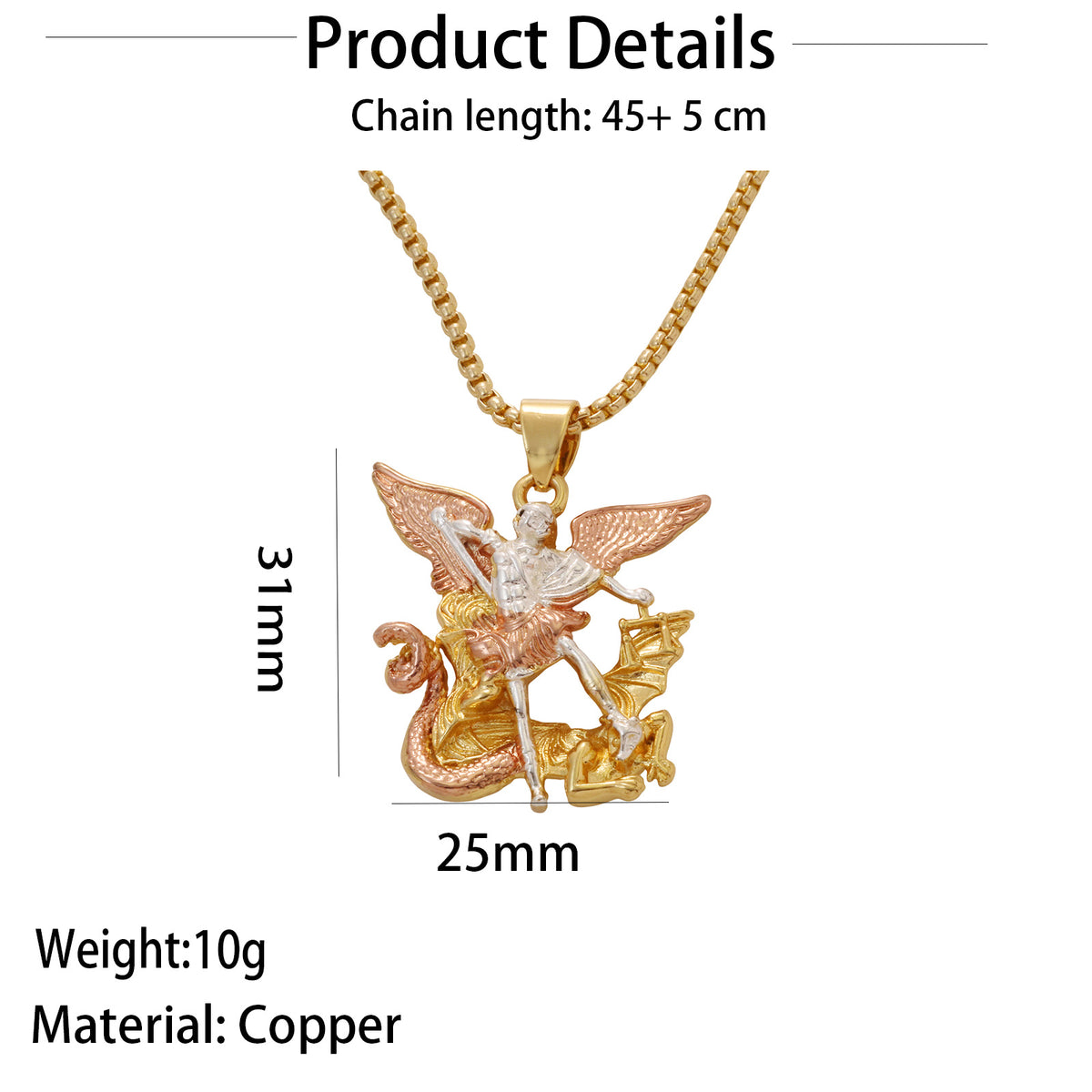 ValoraGuard — Angel Pendant Necklace | 50% OFF