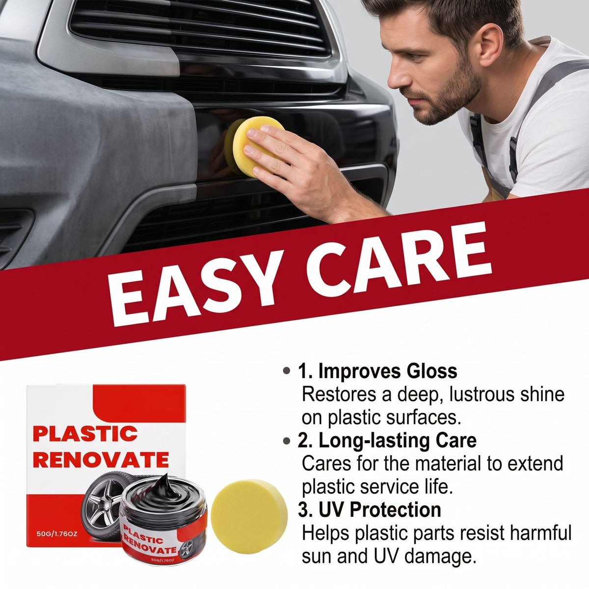 TireGloss — Deep Black Tire Paste | 1+1 FREE