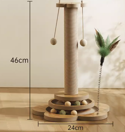 WhiskerJoy — 4-in-1 Cat Activity Center | 50% OFF
