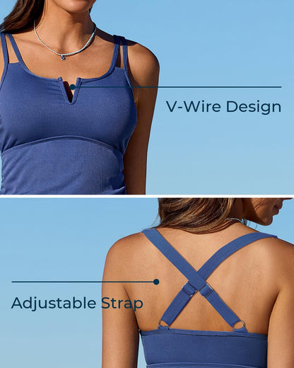 Fiona – Tummy-Shaping Women's Two-Piece Tankini Set