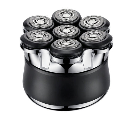 AquaGlide Pro 7-Head Rotary Shaver — Effortless Smooth Confidence