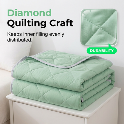 AeroChill Quilted Blanket — Sleep Cool. Wake Refreshed.
