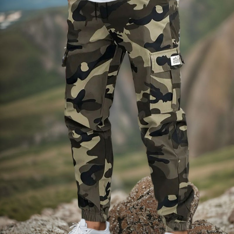 Peter – Durable Men's Cargo Pants with Flexible Waistband