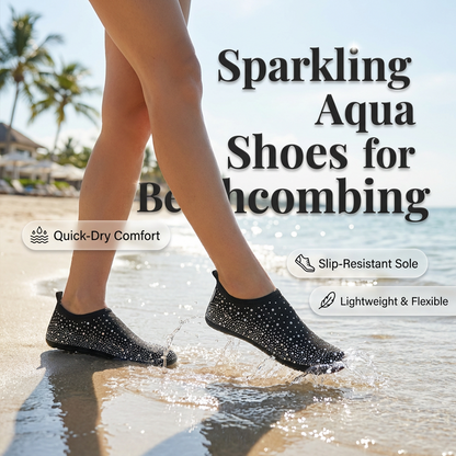 Fascinating water shoes with breathable mesh and non-slip sole
