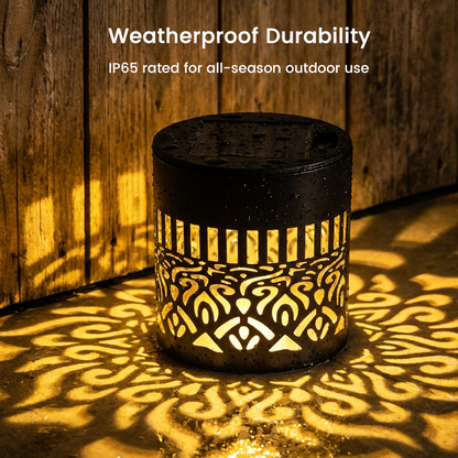 MandalaGlow — Solar Garden Lamp | 50% OFF