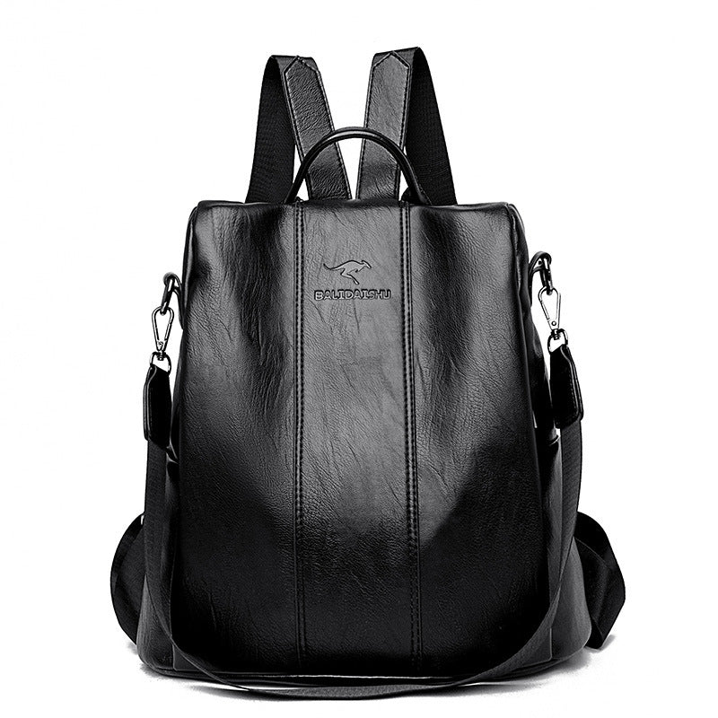 Hugo – Elegant PU Leather Backpack with Smart Compartments