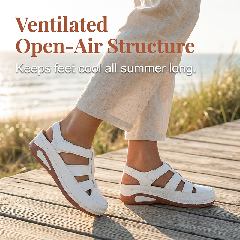 Liesel — Orthopedic Breathable Summer Shoes with Velcro Closure